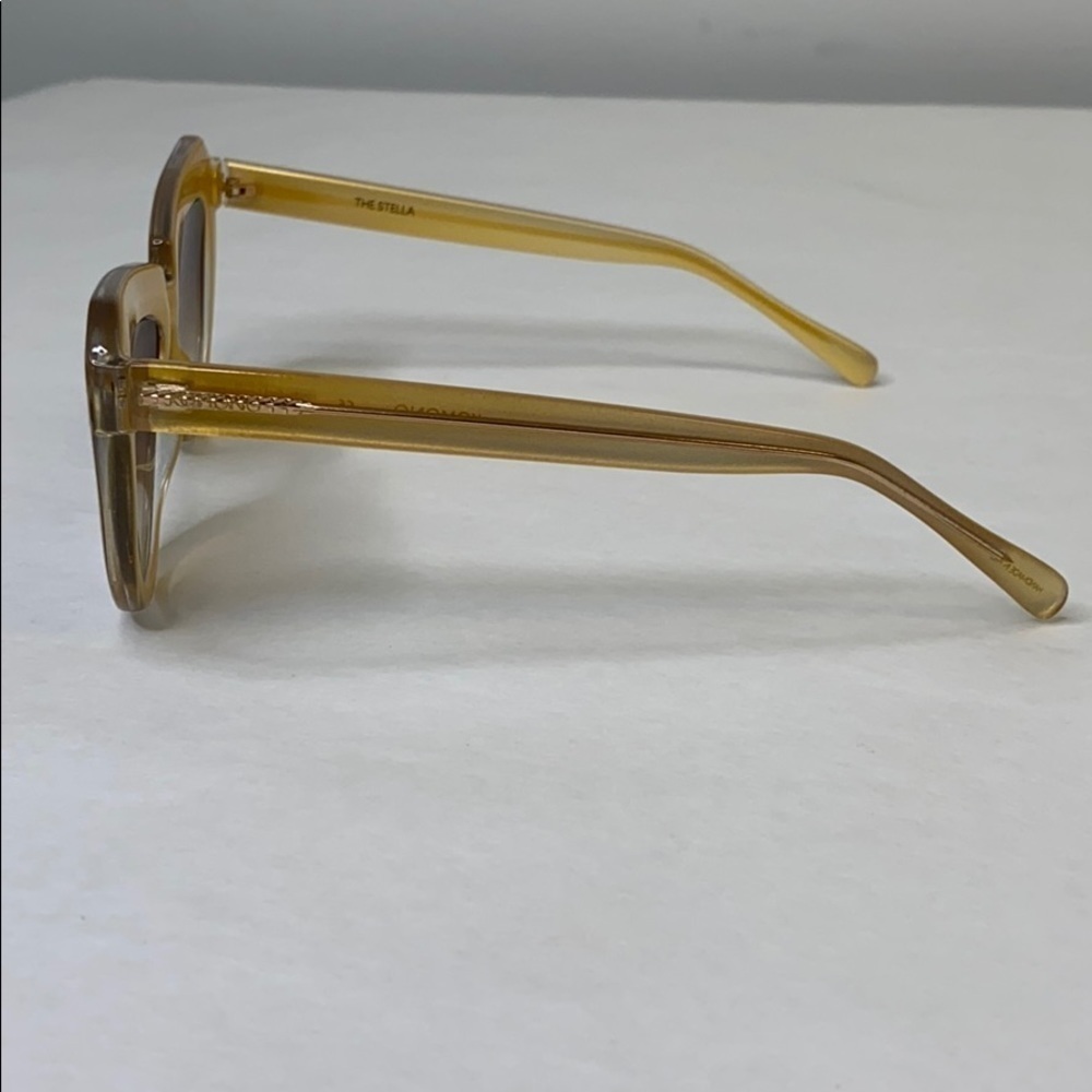 KOMONO sunglasses Stella Gold NEW cat eye - Picture 9 of 13